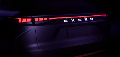 Представлен кроссовер Exeed AtlantiX с уникальным освещением, камерами вместо зеркал и автопилотом